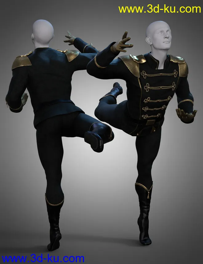 Holiday Ballet Outfit Textures Vol. 2模型的图片4