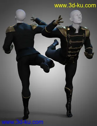 3D打印模型Holiday Ballet Outfit Textures Vol. 2的图片