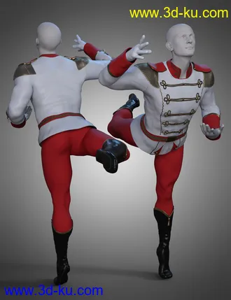 3D打印模型Holiday Ballet Outfit Textures Vol. 2的图片