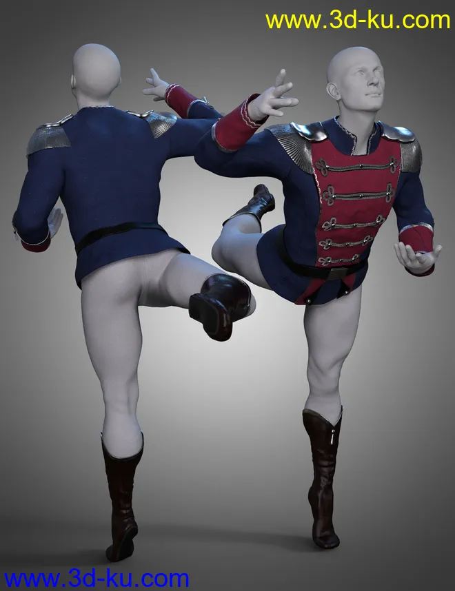 Holiday Ballet Outfit Textures Vol. 2模型的图片6