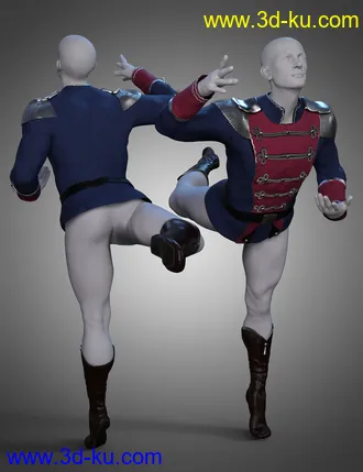 3D打印模型Holiday Ballet Outfit Textures Vol. 2的图片