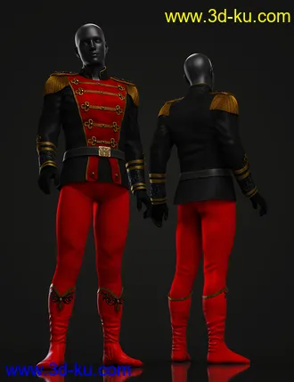 3D打印模型Holiday Ballet Outfit Textures Vol.1的图片