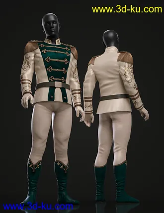 3D打印模型Holiday Ballet Outfit Textures Vol.1的图片