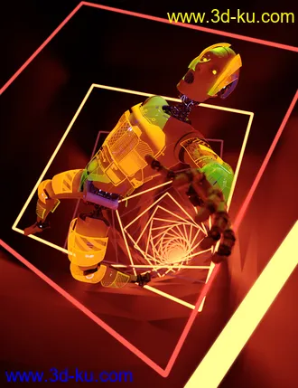 3D打印模型Holo Shield Geoshells for Genesis 8 and 8.1 Male and Life 2.0 Android的图片