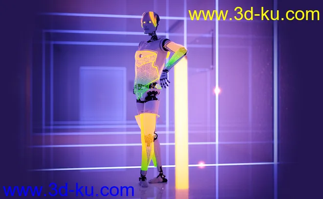 Holo Shield Geoshells for Genesis 8 and 8.1 Male and Life 2.0 Android模型的图片11