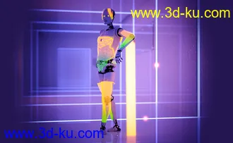 3D打印模型Holo Shield Geoshells for Genesis 8 and 8.1 Male and Life 2.0 Android的图片