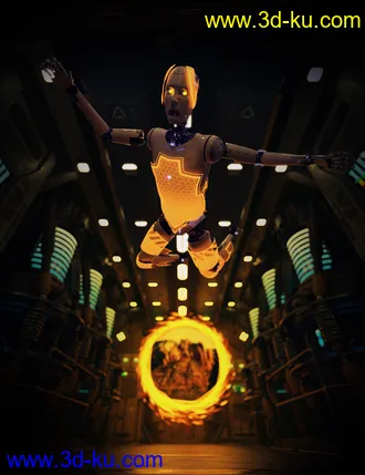 3D打印模型Holo Shield Geoshells for Genesis 8 and 8.1 Male and Life 2.0 Android的图片