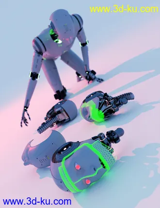 3D打印模型Holo Shield Geoshells for Genesis 8 and 8.1 Male and Life 2.0 Android的图片