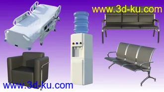 3D打印模型Hospital Hallway的图片