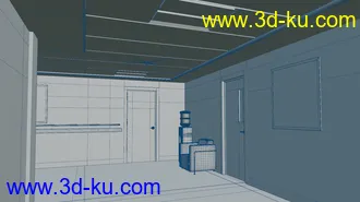 3D打印模型Hospital Hallway的图片