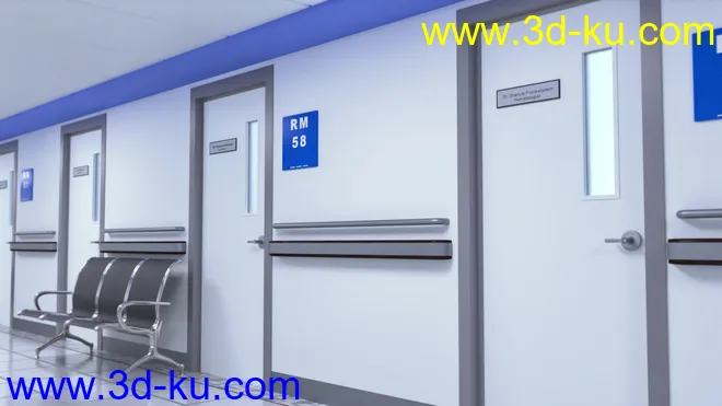 Hospital Hallway模型的图片11