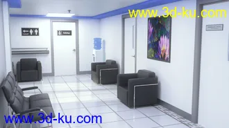 3D打印模型Hospital Hallway的图片