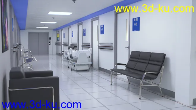 Hospital Hallway模型的图片14