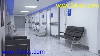 3D打印模型Hospital Hallway的图片