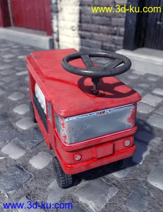 3D打印模型Iddy Biddy Milk Float的图片