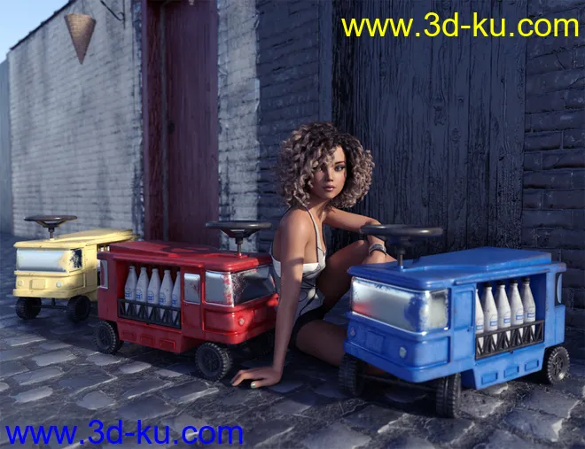 Iddy Biddy Milk Float模型的图片3