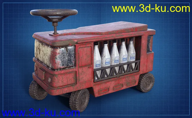 Iddy Biddy Milk Float模型的图片5