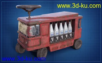 3D打印模型Iddy Biddy Milk Float的图片