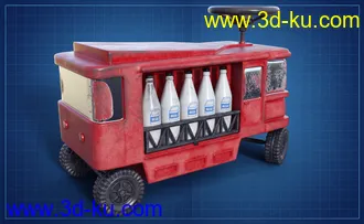 3D打印模型Iddy Biddy Milk Float的图片