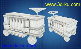 3D打印模型Iddy Biddy Milk Float的图片