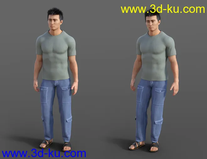 Idle 1 Animations for Genesis 8模型的图片2