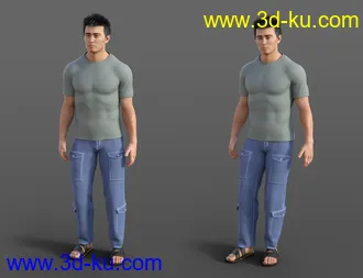 3D打印模型Idle 1 Animations for Genesis 8的图片