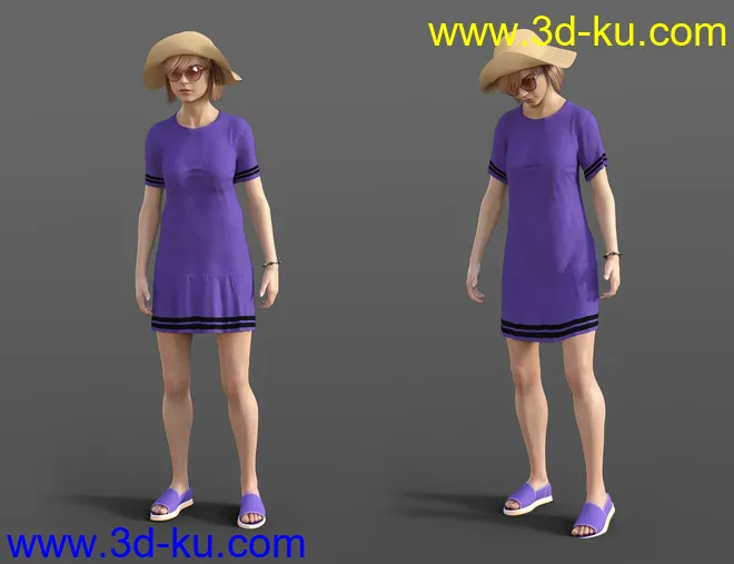 Idle 2 Animations for Genesis 8模型的图片3