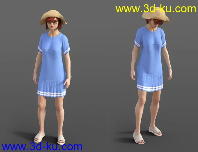 Idle 2 Animations for Genesis 8模型的图片5