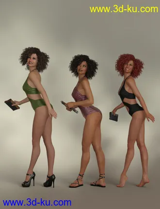 3D打印模型IGD Sophisticate Poses for Genesis 8 Female的图片