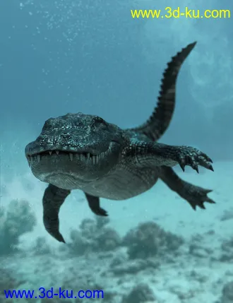 3D打印模型Iray Alligator by AM的图片
