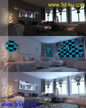 3D打印模型Iray Ghost Light Kit One的图片