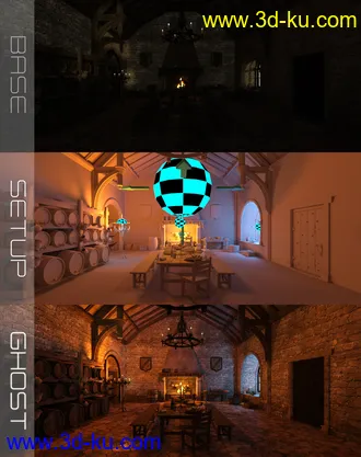 3D打印模型Iray Ghost Light Kit One的图片