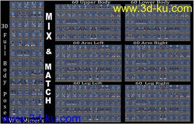 iV Casual Poses For Genesis 8 Female(s)模型的图片5