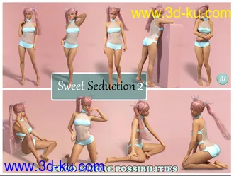 3D打印模型iV Sweet Seduction Vol 2 Poses for Genesis 8 Female(s)的图片