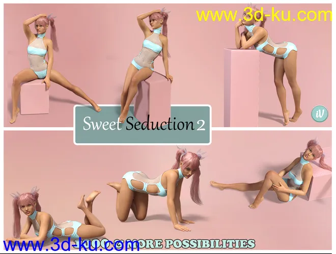 iV Sweet Seduction Vol 2 Poses for Genesis 8 Female(s)模型的图片10