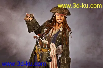 3D打印模型Jack Sparrow For Genesis 8 Male的图片