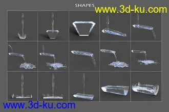 3D打印模型JW 3D Water Props Vol. 2的图片