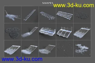 3D打印模型JW 3D Water Props Vol. 2的图片