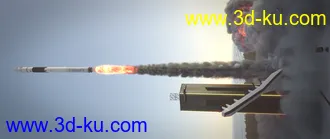 3D打印模型KA Rocket Launch VDB的图片