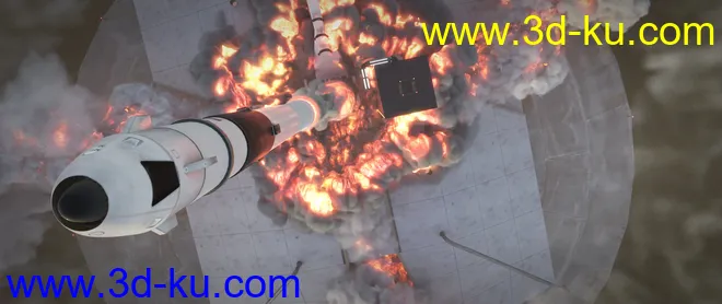 KA Rocket Launch VDB模型的图片4