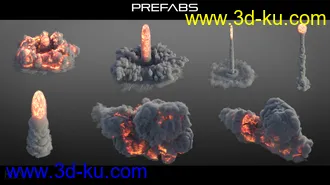 3D打印模型KA Rocket Launch VDB的图片