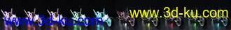 3D打印模型KAT-O Bike and Poses for Genesis 8的图片