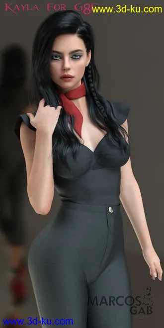 3D打印模型Kayla For Genesis 8 Female的图片