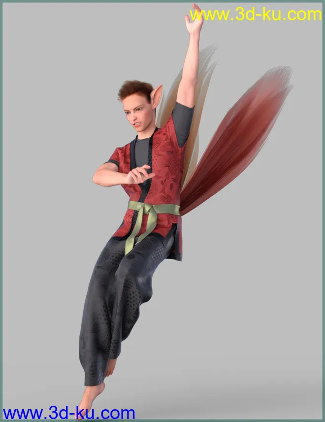 Kitsune Pose Bundle for Genesis 8.1模型的图片14