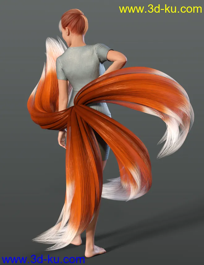 Kitsune Pose Bundle for Genesis 8.1模型的图片54