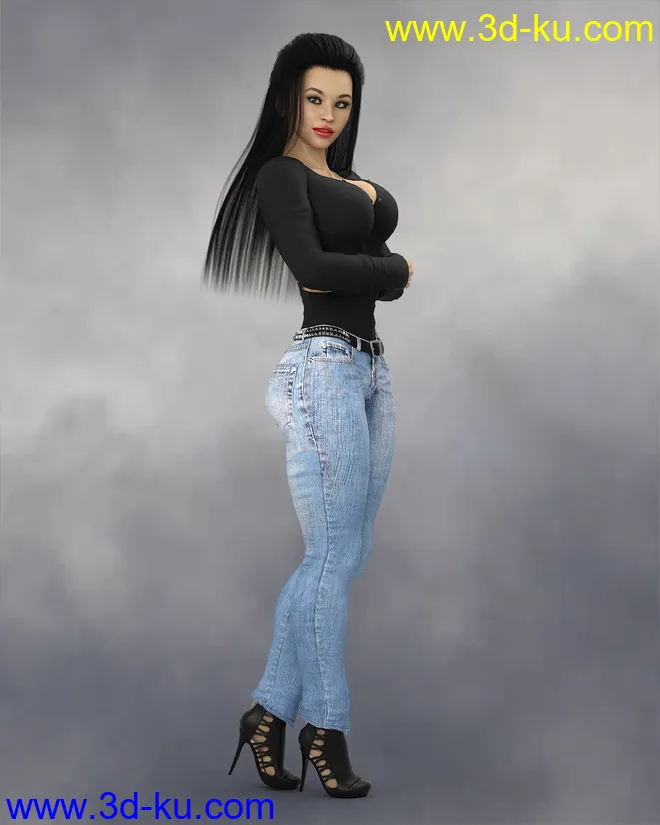 KrashWerks MILLIE for Genesis 8 Female模型的图片1