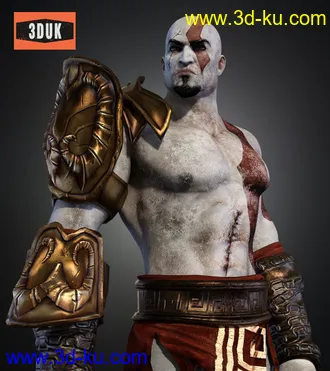 3D打印模型Kratos (God of War 3) For G8M的图片