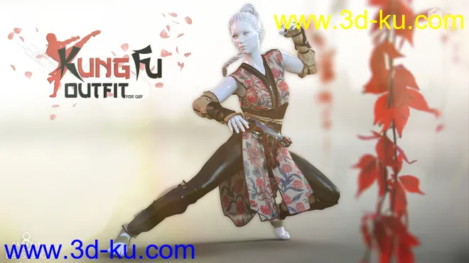Kung Fu Outfit G8F模型的图片1