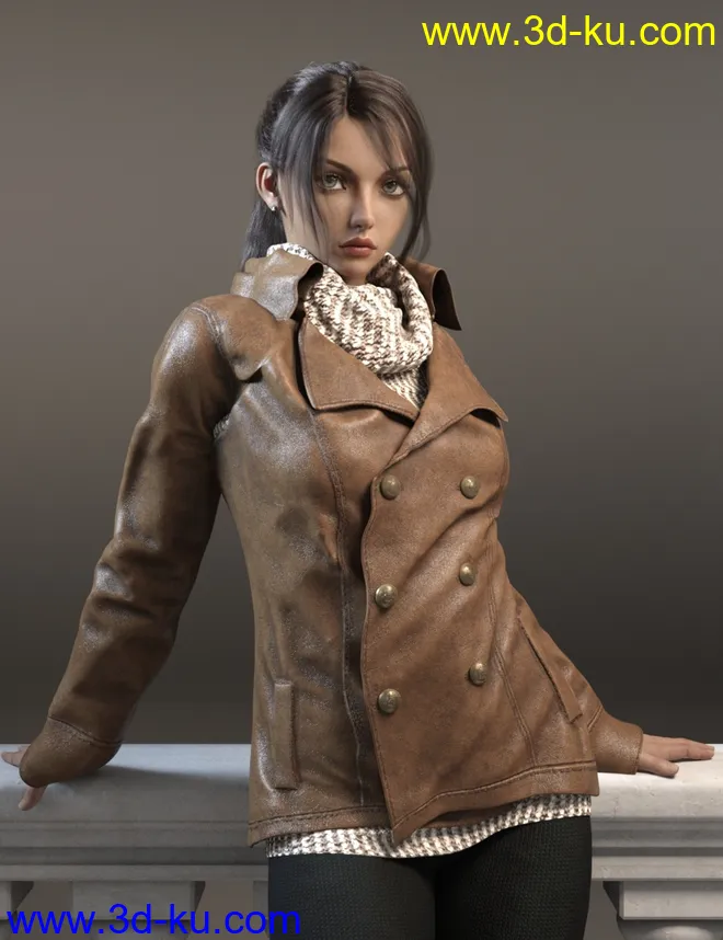 Kuroko for Genesis 8 Female模型的图片1