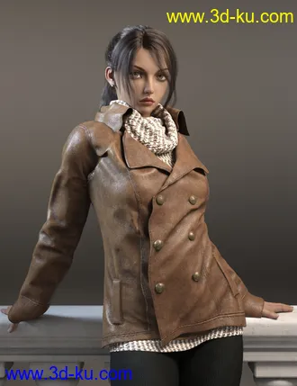 3D打印模型Kuroko for Genesis 8 Female的图片